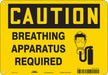 Safety Sign 7 inx10 in Polyethylene