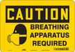 Safety Sign 10 inx14 in Polyethylene