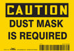 Safety Sign 3 1/2 inx5 in Vinyl