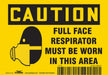 Safety Sign 3.5in x 5in Vinyl