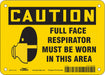 Safety Sign 5 inx7 in Vinyl