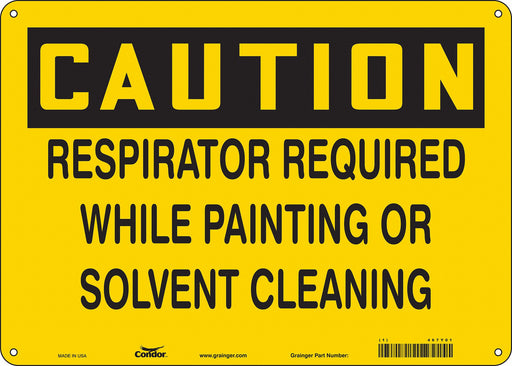 Safety Sign 10 in x 14 in Aluminum