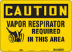 Safety Sign 10 in x 14 in Vinyl