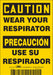 Safety Sign 5in x 3.5in Vinyl PK5
