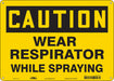 Safety Sign 10 in x 14 in Polyethylene