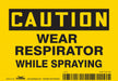 Safety Sign 3.5in x 5in Vinyl