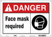 Safety Sign 10 in x 14 in Glow Vinyl