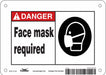 Safety Sign 5 in x 7 in Polyethylene