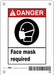 Safety Sign 7 in x 5 in Vinyl