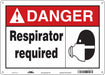 Safety Sign 10 in x 14 in Glow Vinyl