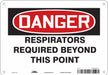 Safety Sign 7 in x 10 in Aluminum