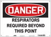 Safety Sign 10 in x 14 in Aluminum