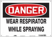 Safety Sign 10 in x 14 in Polyethylene