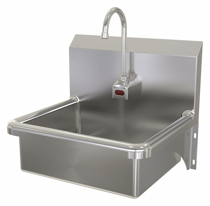 Hands-Free Sink 20 x17.5 x16.5 Silver