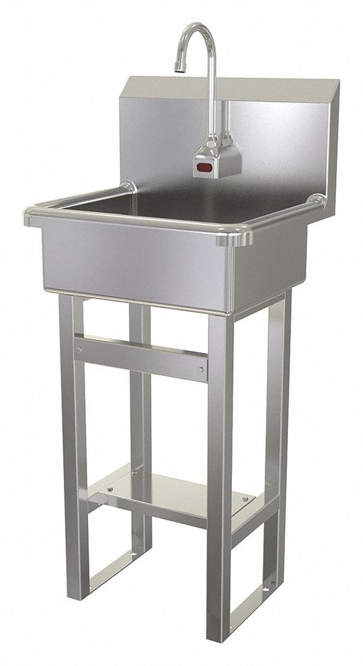 Hands-Free Sink 20 x17.5 x43.5 Silver