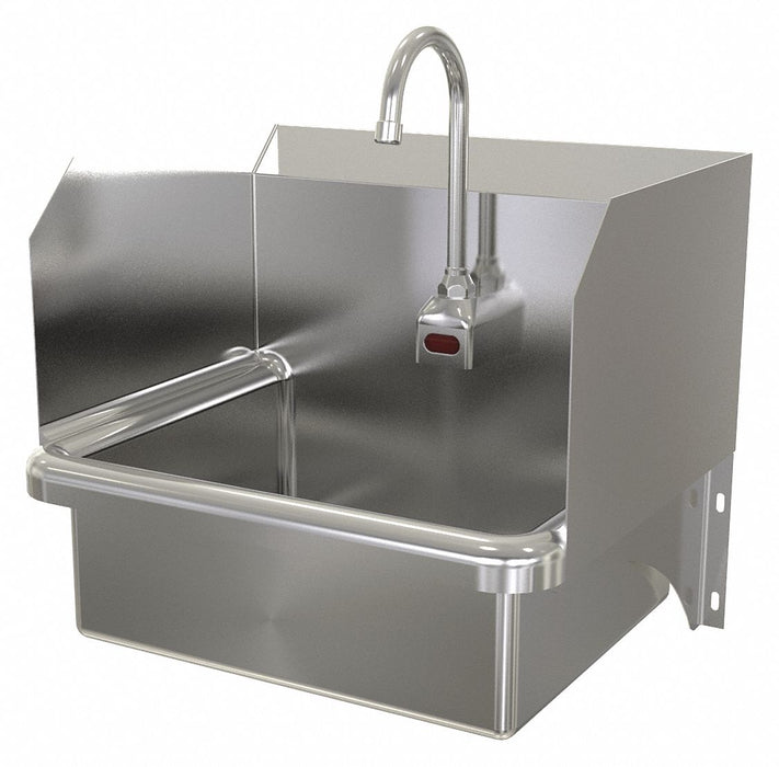Hands-Free Sink 20 x17.5 x16.5 Silver