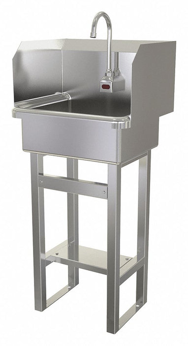 Hands-Free Sink 20 x17.5 x43.5 Silver