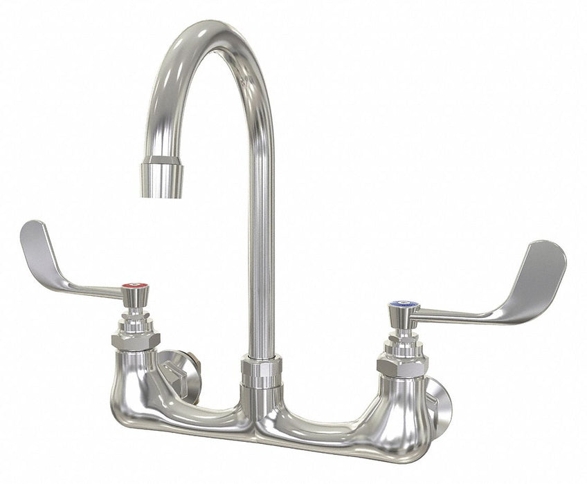 Gooseneck Chrome Sani-Lav Cast Brass