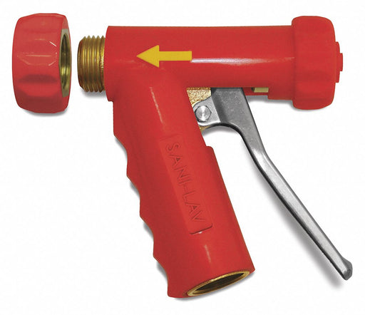 Spray Nozzle Red Brass/SS 5-1/4 L