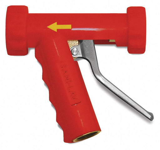 Spray Nozzle Red Brass/SS Pistol Grip