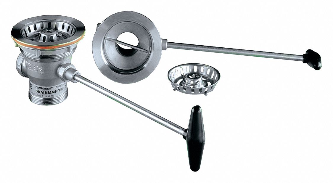 Drain Assembly 4 3/8 in Dia SS