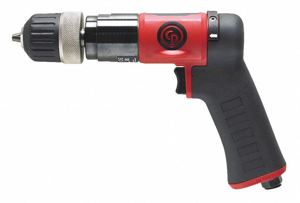 Drill Air-Powered Pistol Grip 3/8 in