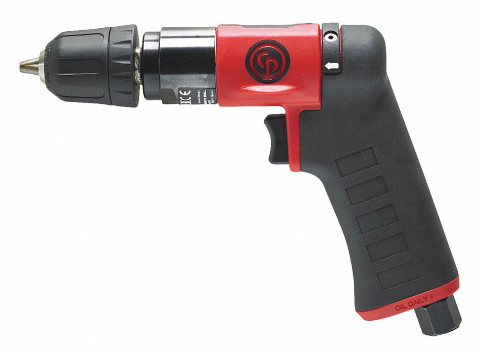 Air-Powered Drill 1/4 in NPT Keyless