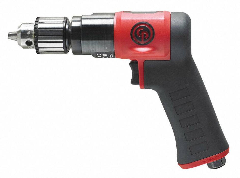 Air-Powered Drill 1/4 in NPT Keyed