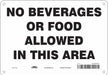 Safety Sign 7 in x 10 in Aluminum