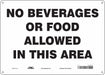 Safety Sign 10 in x 14 in Polyethylene