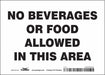 Safety Sign 5 in x 7 in Vinyl