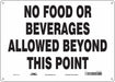 Safety Sign 10 in x 14 in Aluminum