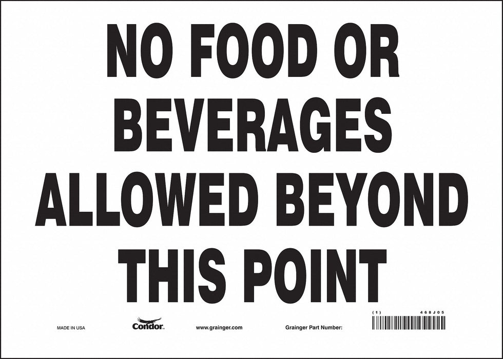 Safety Sign 10 in x 14 in Vinyl