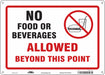 J9848 Safety Sign 10 in x 14 in Polyethylene