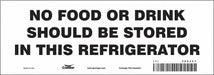 Safety Sign 3 1/2 in x 10 in Vinyl