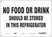 Safety Sign 10 in x 14 in Polyethylene