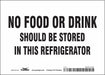 Safety Sign 5 in x 7 in Vinyl
