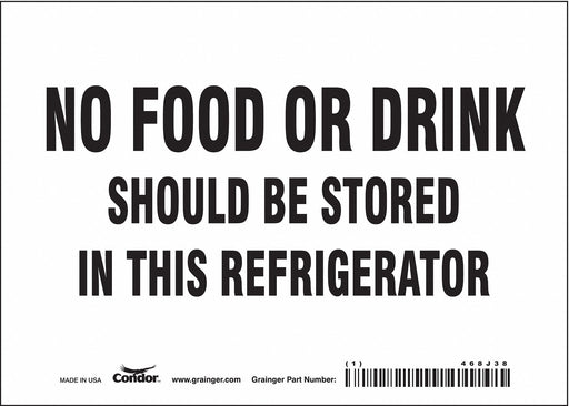 Safety Sign 5 in x 7 in Vinyl