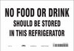 Safety Sign 7 in x 10 in Vinyl