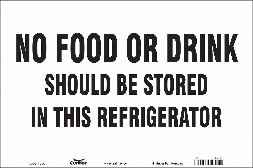 Safety Sign 12 in x 18 in Vinyl