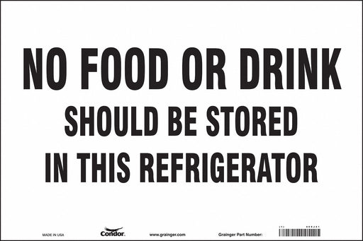 Safety Sign 12 in x 18 in Vinyl