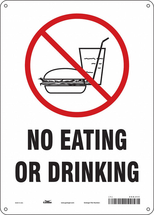 Safety Sign 14 in x 10 in Aluminum