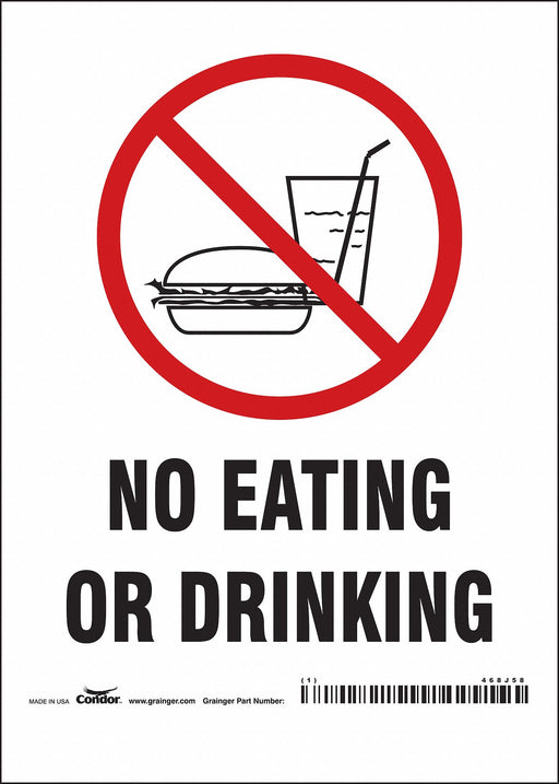Safety Sign 7 in x 5 in Vinyl