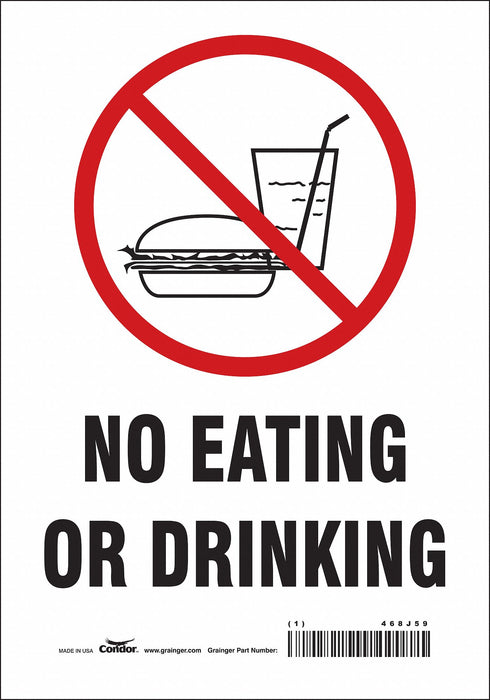 Safety Sign 10 in x 7 in Vinyl