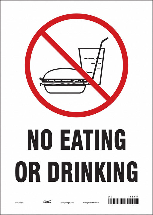 Safety Sign 14 in x 10 in Vinyl