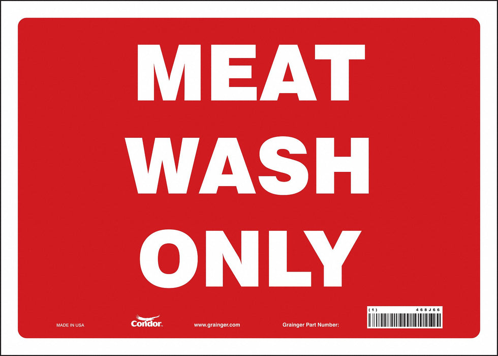 Safety Sign 10 in x 14 in Vinyl