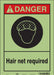 Safety Sign 14 in x 10 in Glow Vinyl