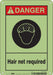 Safety Sign 10 in x 7 in Polyethylene