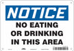Safety Sign 7 in x 10 in Aluminum