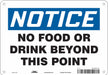 Safety Sign 7 in x 10 in Aluminum